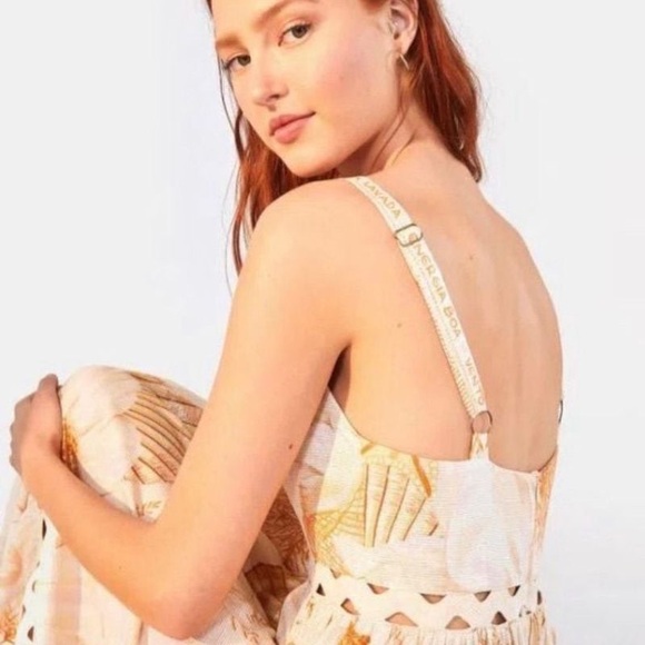 FARM Rio Beijo de sol shell sparkly dress size M - Picture 3 of 7